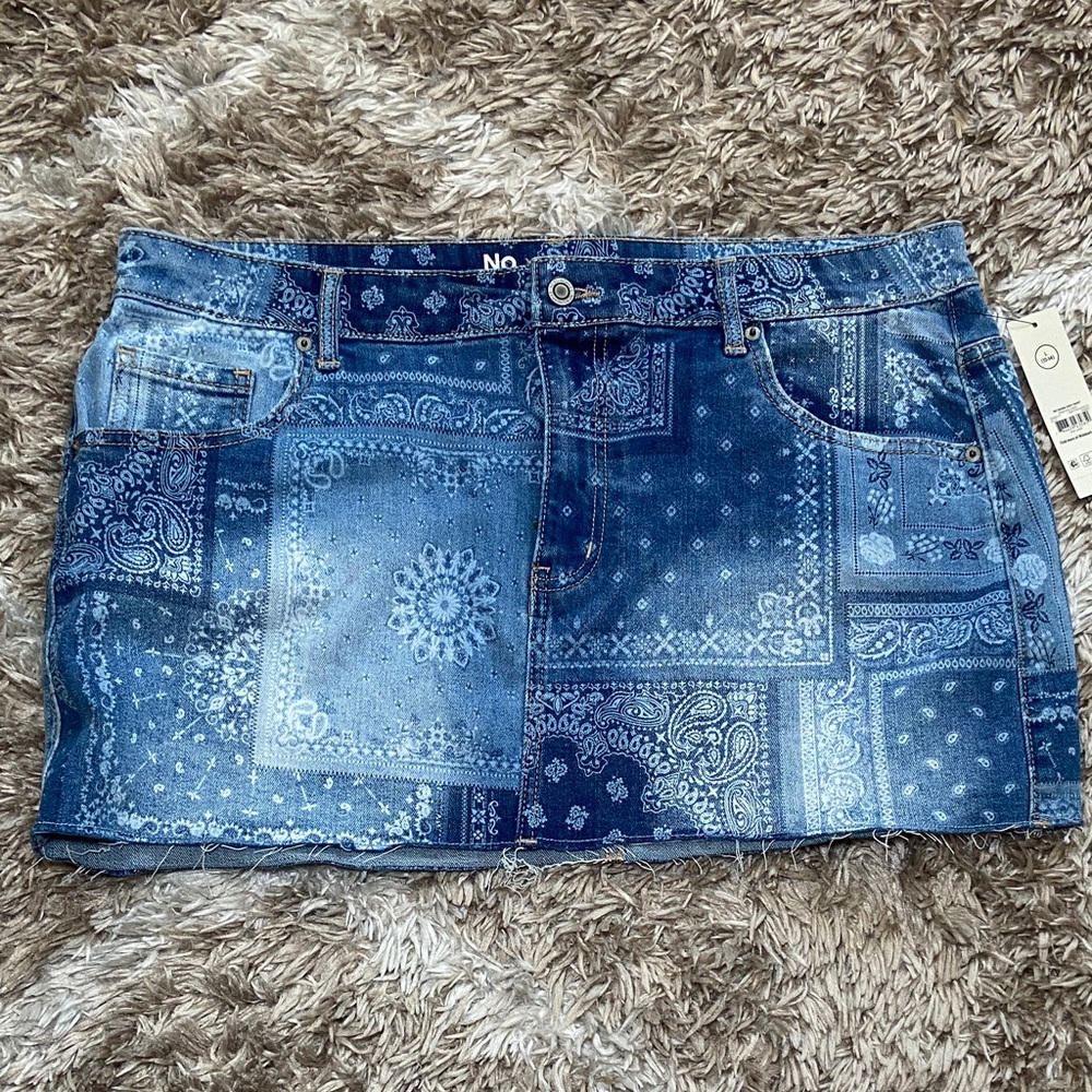 Bandana Print Skirt